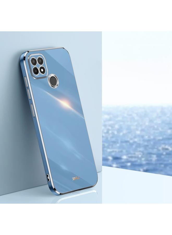 اس-توب جراب لهاتف Realme C21Y من XINLI، جراب هاتف TPU مطلي بالكهرباء 6D بحافة مستقيمة - Image 1