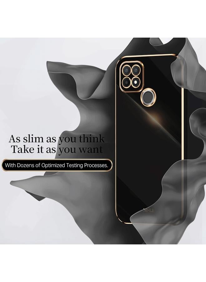 اس-توب جراب لهاتف Realme C21Y من XINLI، جراب هاتف TPU مطلي بالكهرباء 6D بحافة مستقيمة - Image 4