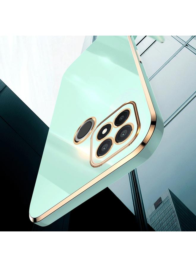 اس-توب جراب لهاتف Realme C21Y من XINLI، جراب هاتف TPU مطلي بالكهرباء 6D بحافة مستقيمة - Image 5