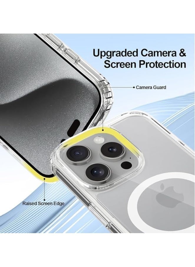 Raxoom iPhone 16 Pro Magnetic Case - Clear Scratch-Resistant Back (AHN 16 Pro) - Image 4