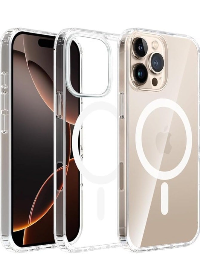 Raxoom iPhone 16 Pro Magnetic Case - Clear Scratch-Resistant Back (AHN 16 Pro) - Image 1