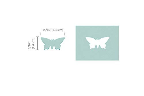 BiraBira Bira Craft 1 inch Butterfly 3 Shape Lever Action Craft Punch for Paper Crafting Scrapbooking - Image 2