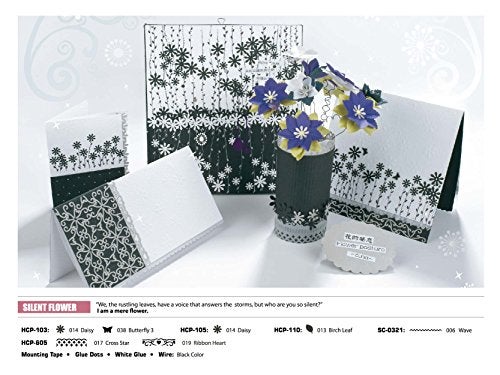 BiraBira Bira Craft 1 inch Butterfly 3 Shape Lever Action Craft Punch for Paper Crafting Scrapbooking - Image 3