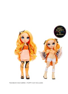 RAINBOW HIGH Rainbow High Jr Poppy Rowan 9 Inch Orange Fashion Doll with Doll Accessories- Open and Closes Backpack, Great Gift for Kids 6-12 Years Old and Collectors, Multicolor, 9 inches  - Image 4