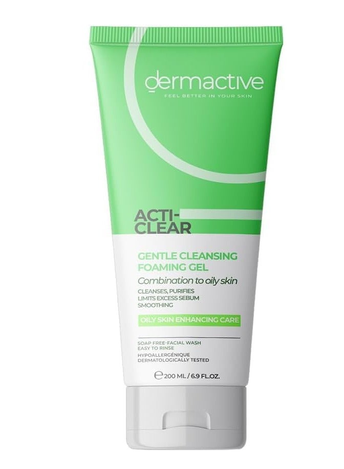 Dermactive ACTI-CLEAR Gentle Cleansing Foaming Gel 200ML - Image 1