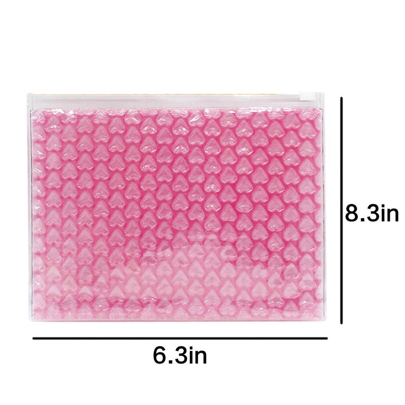 Suillty Clear Bubble Out Bags Zipper Packing Cushioning Bag Protective Pouches for Mailing and Packaging(8Packs) - Image 5