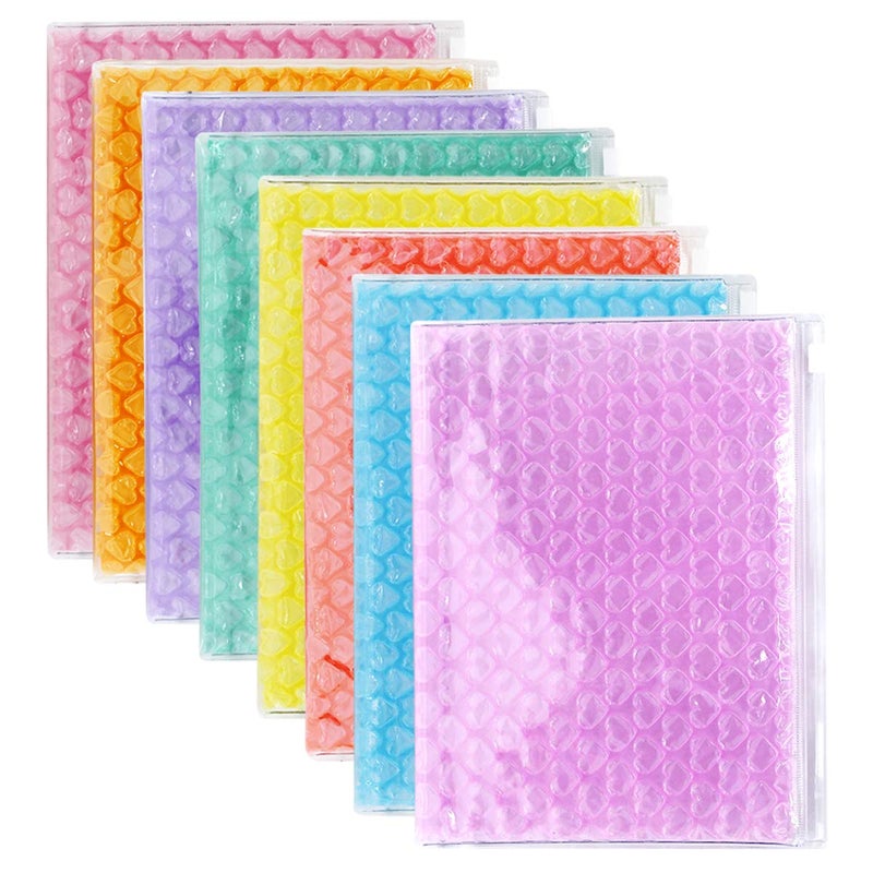 Suillty Clear Bubble Out Bags Zipper Packing Cushioning Bag Protective Pouches for Mailing and Packaging(8Packs) - Image 2