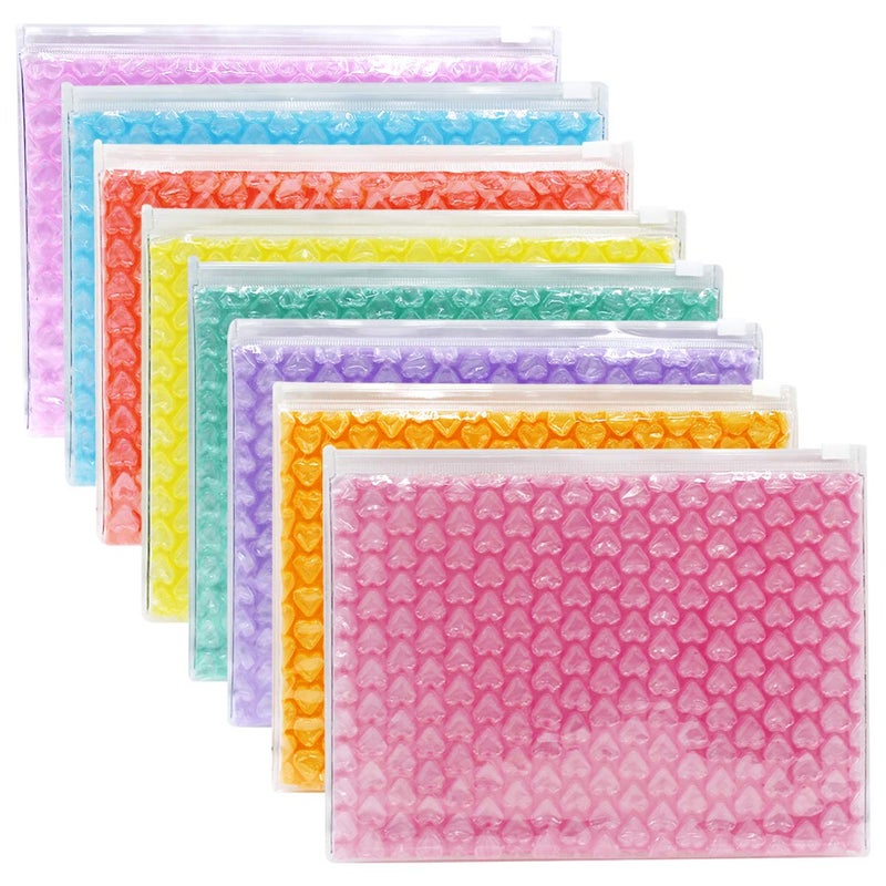 Suillty Clear Bubble Out Bags Zipper Packing Cushioning Bag Protective Pouches for Mailing and Packaging(8Packs) - Image 3