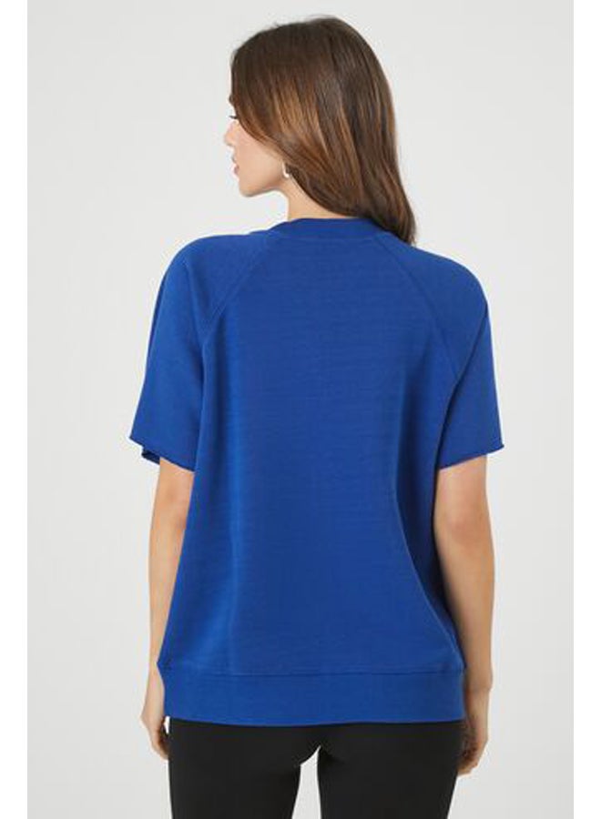 FOREVER 21 تي شيرت جرافيكي عليه صورة قطة وأرنب  - Image 3