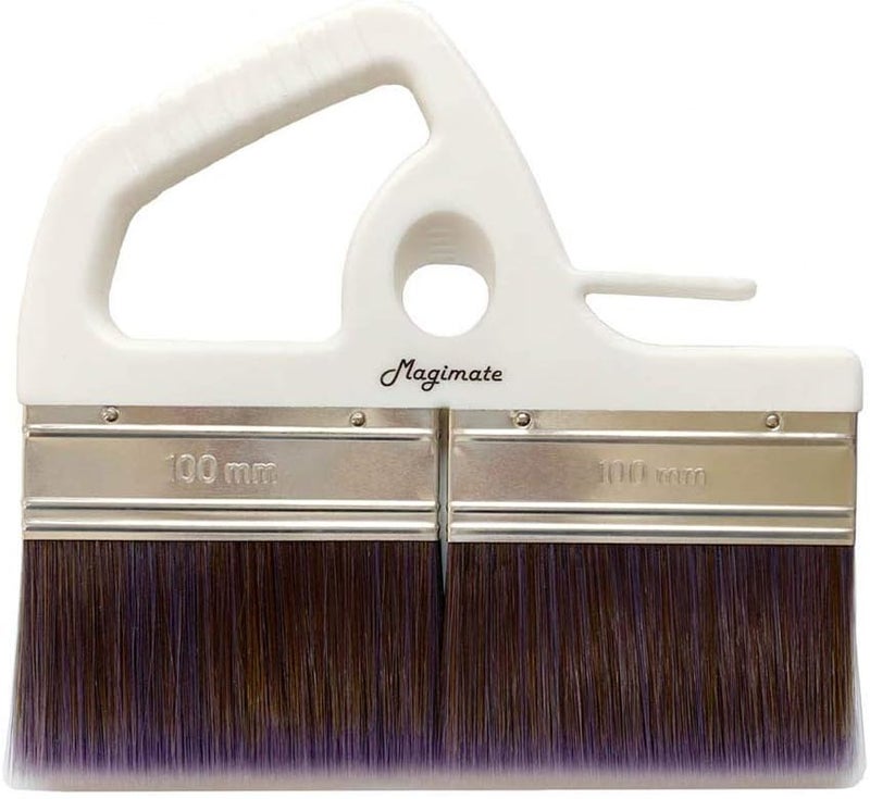 Magimate Large Paint Brush, 8 Inch, Wide Stain Brush for Floors, Doors, Wallpaper Paste and Decks, Soft Synthetic Filament with Ergonomic Handle - Image 1
