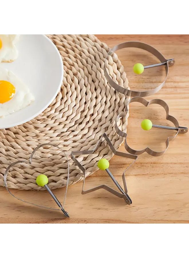 Stainless Steel Heart Shaped Egg Frying Mold Non Stick Breakfast Cooker - Image 4