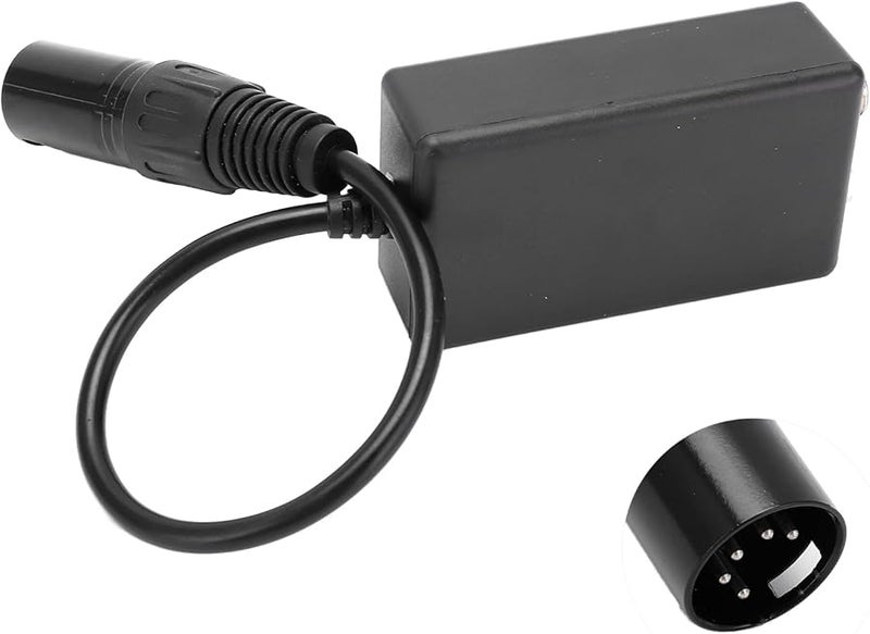 محول سماعة الطيران GA مقبسان مزدوجان إلى كابل تمديد ذكور XLR 5 دبابيس خفيف الوزن محمول - Image 5