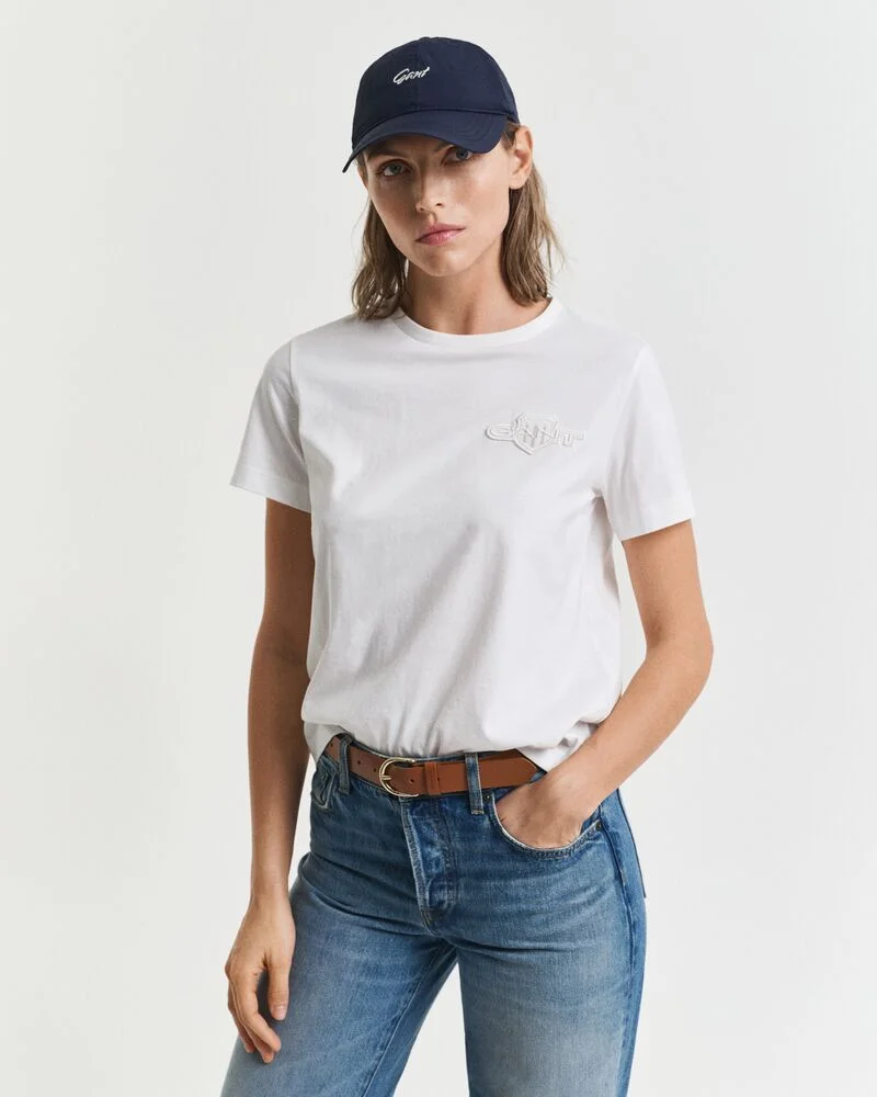 GANT Regular Tonal Shield Ss T-Shirt