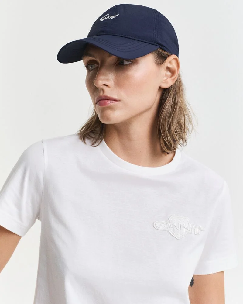 GANT  Regular Tonal Shield Ss T-Shirt for Women | Best Price UAE