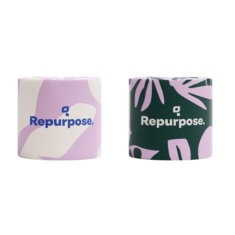 Repurpose Compostables Repurpose 100% Bamboo Toilet Paper, 3-Ply, Tree-Free, Plastic-Free, FSC Certified, Septic Safe, Fast Dissolving, RV-Friendly, 12 Rolls (300 Sheets/Roll), No Fragrance/Dyes - Image 2