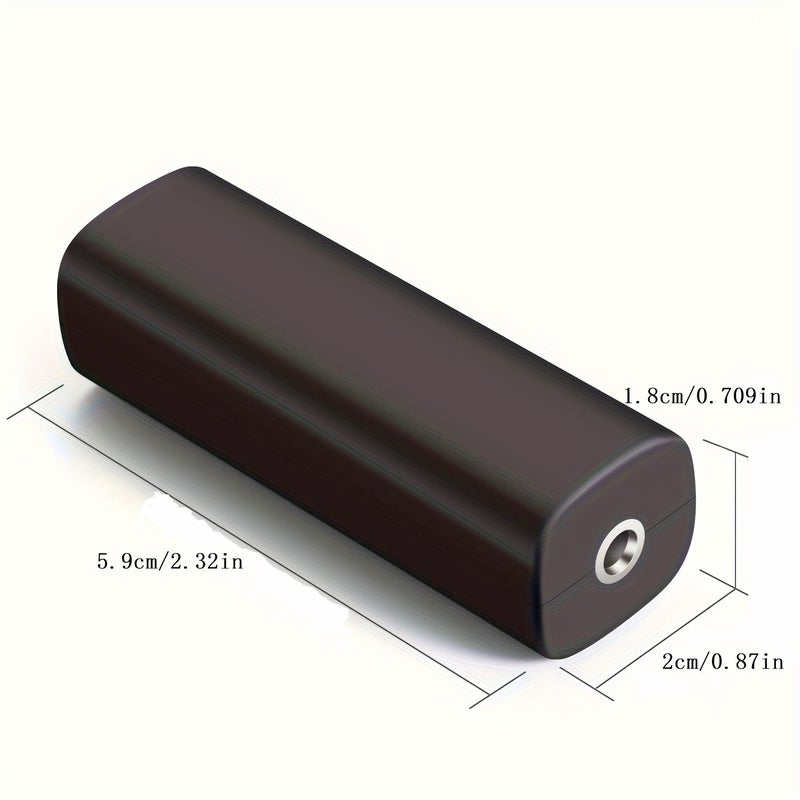 Black 3.5mm Audio Ground Loop Noise Isolator Anti Interference Filter For Car - Image 2