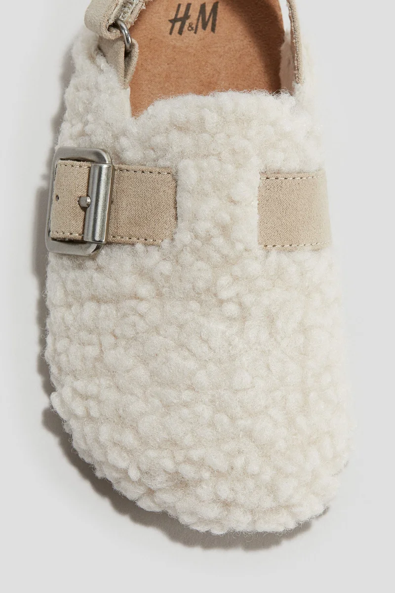 H&M Teddy mules