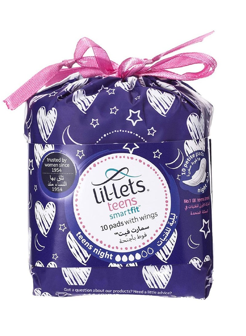 Lil-Lets LILLETS TEEN ULTRA NYT PADS 10'S