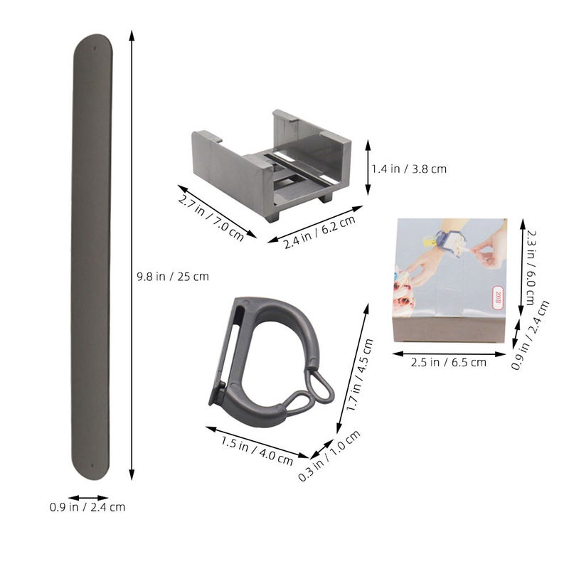 1 Set Hair Perms Paper Breathable Hair Dye Paper Perming Paper with Wristband and Buckle - Image 3