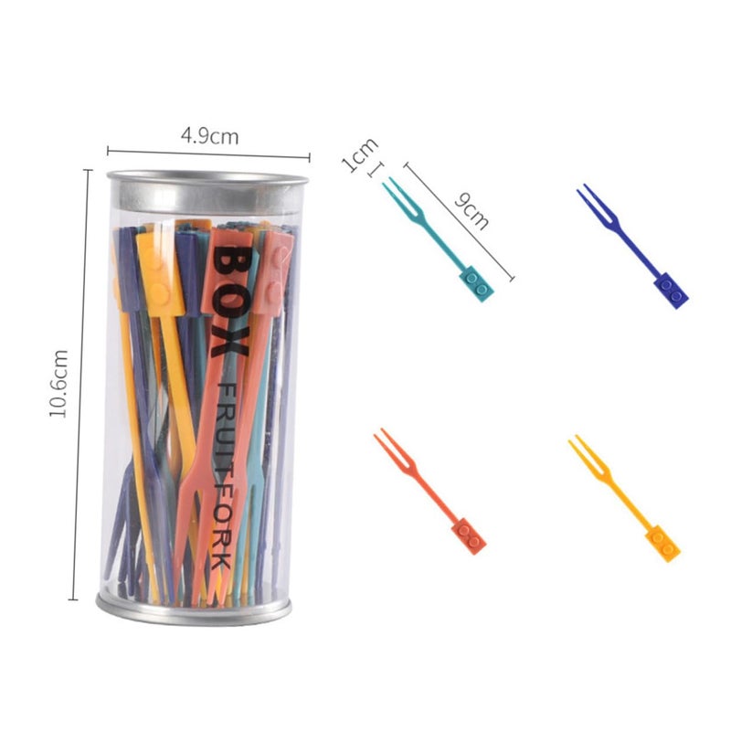 Disposable Fruit Forks 2 Pack Mini Dessert Picks For Party Appetizer Home And Catering Use - Image 3