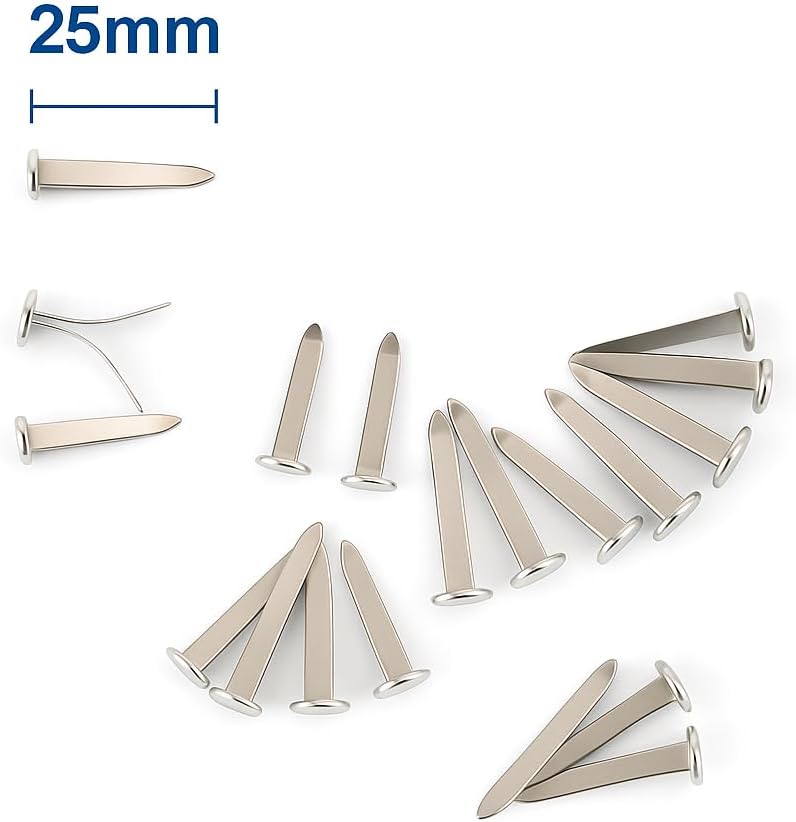 Fitto Binder Clips 25mm, 25 Pack, Office Supplies, Paper Clamps, Black Metal Clips for Documents - Image 2