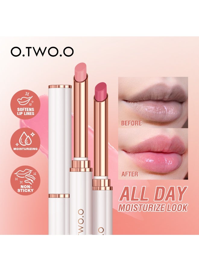 أوتو O.TWO.O Stamens Color Changing Lip Balm – Moisturizing, pH-Activated Tint(#4,CINNAMON) - Image 3
