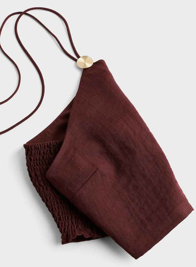 اتش اند ام Halter Neck Crop Top