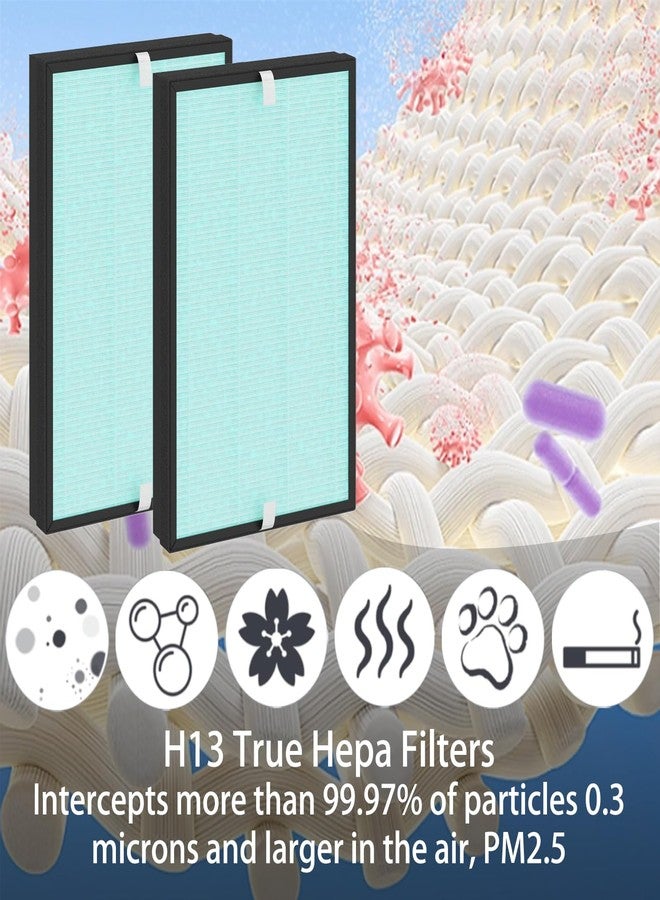 DAODEFUL 2 Pack C380 Replacement Filter for Storebary and Elechomes P300 Air Purifier, 3-IN-1, H13 True HEPA with High-Efficiency Activated Carbon and Pre-filter, Model C380-RF - Image 4