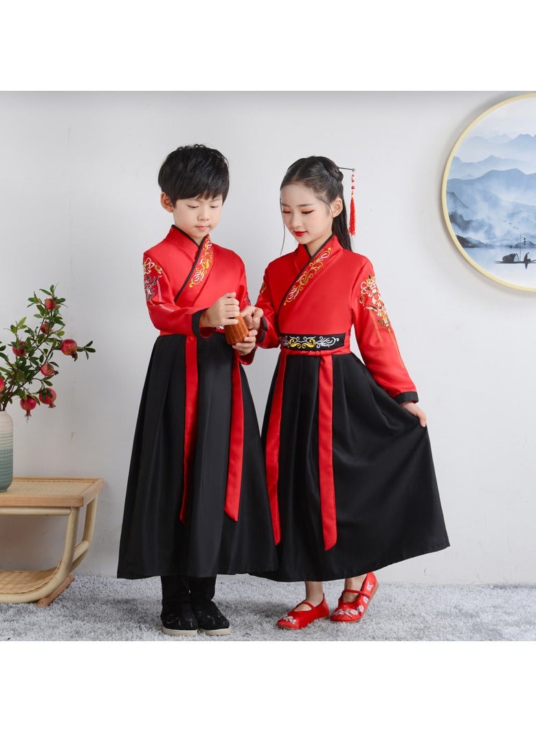 general Traditional Girl's Ancient Hanfu Costume - Elegant Princess Performance Dress for Stage, Cosplay & Cultural Events - Image 1