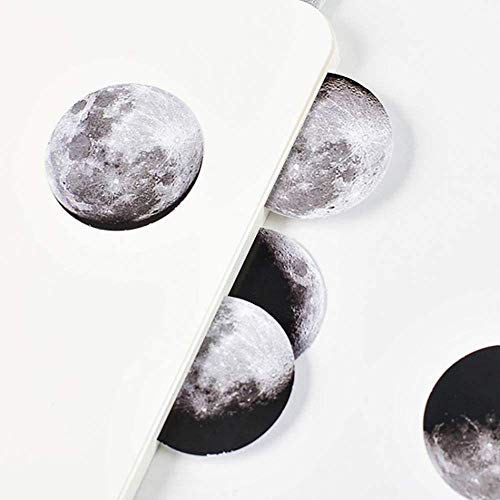 Doraking Mini Size Scrapbooks Stickers Decals, Doraking DIY Decoration Moon Phase 45PCS Stickers for Laptop Scrapbook Suitcase Notebooks Album (Moon Phase) - Image 4