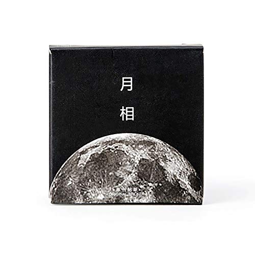 Doraking Mini Size Scrapbooks Stickers Decals, Doraking DIY Decoration Moon Phase 45PCS Stickers for Laptop Scrapbook Suitcase Notebooks Album (Moon Phase) - Image 5