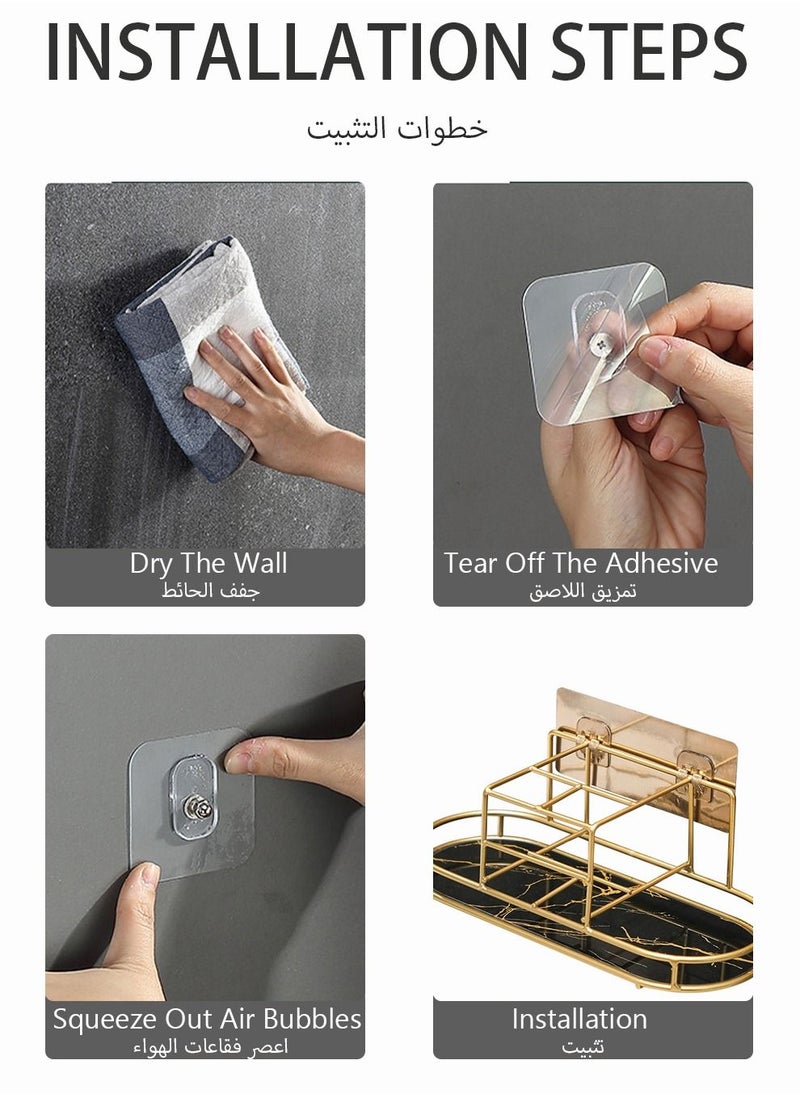 UNUNS - Toothbrush Holder For Bathroom,5 Slots Bathroom Accessories Organizer With Cup Position,Removable Base Plate,Toothbrush Holder Bathroom - Image 1