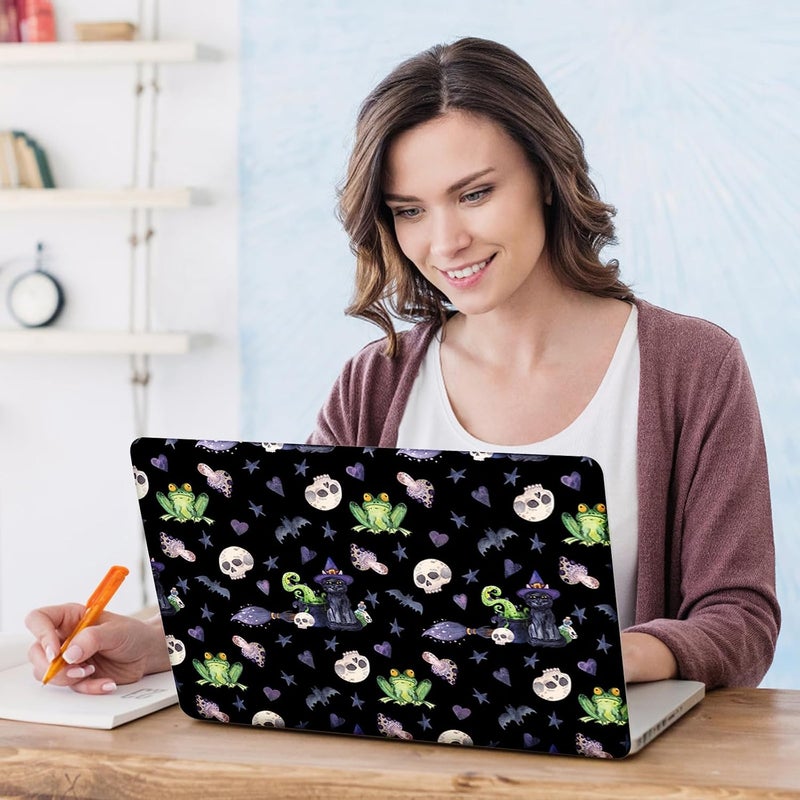 DINKY 17 inches Laptop Skin Sticker Netbook Universal Reusable Protector Cover Decal Fits 16" 16.5" 17" 17.3 inch Laptop Protector Notebook (Skeleton Frog) - Image 3