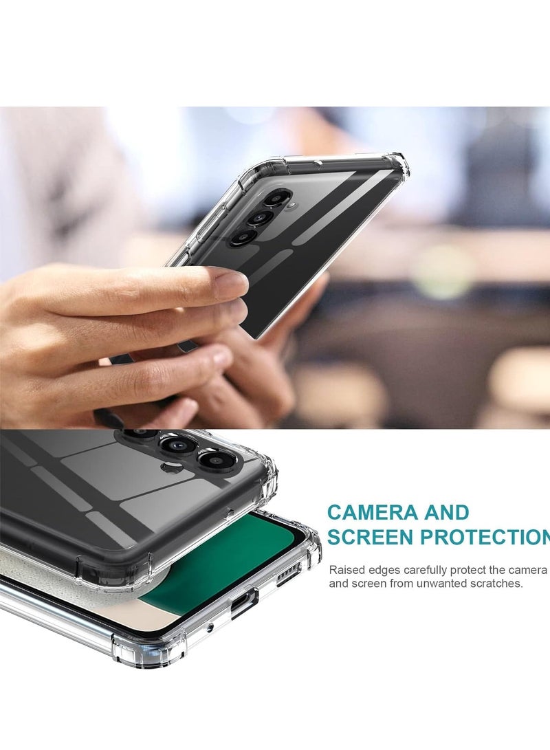 MIGOFAST Samsung Galaxy A05s Clear Transparent Case Soft Flexible Silicone Back Cover Anti Drop Shockproof Case with Reinforced edge Bumper Corner - Image 5