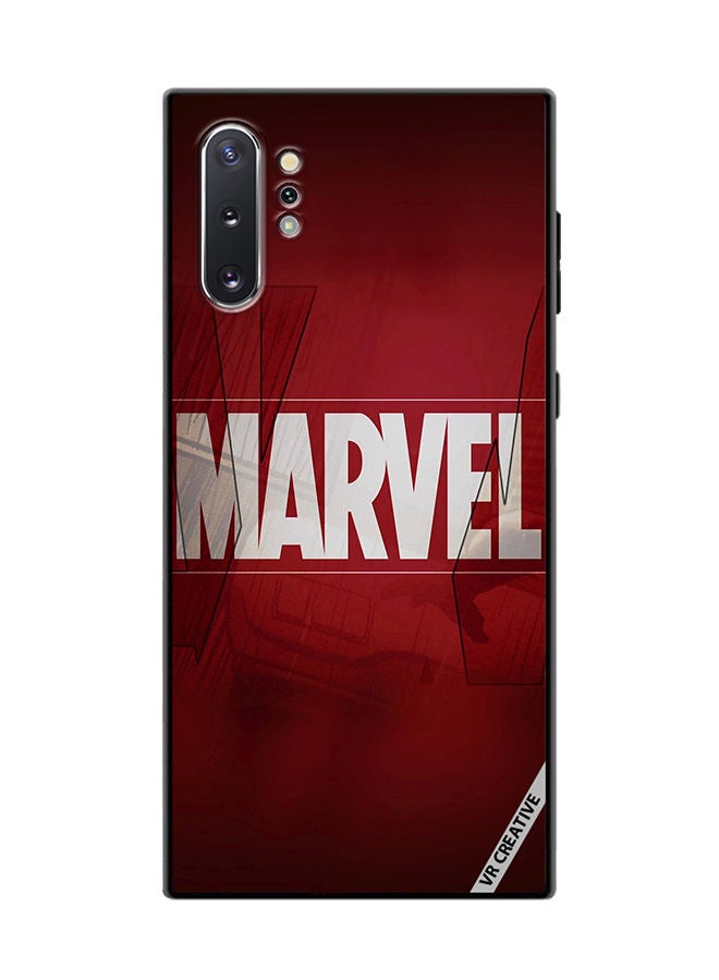 VR CREATIVE Protective Case Cover For Samsung Galaxy Note10 Plus 5G Marvel Logo Design Multicolour - Image 1
