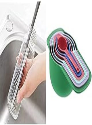 Silicone bottle brush, Assorted Colors + 6pcs Kitchen Colourworks Measuring Spoons Measuring Cups Spoon Cup - pzsku/Z42F7D0F4F056D46878B4Z/45/_/1717887005/3fb5dc31-7f4a-4e75-add0-95524313abe5
