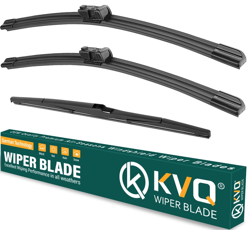 KVQ Windshield Wiper Blades Replacement for Lexus RX350 RX450h 2016 2017 2018 2019 2020 2021 2022,Original Equipment Replacement Front Rear Wiper Blade Set - 26" 20" 16" (Set of 3) - Image 1