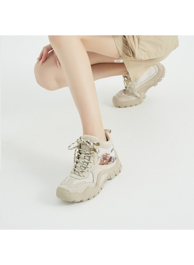 Jeep Women's Shoes 23 Autumn Collection - Trendy Combat Boots, Comfortable Platform Work Boots, Vintage Style Women's Boots - Image 5
