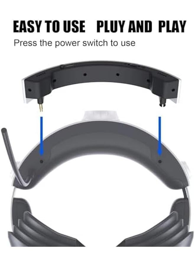 Excefore Vr Mini Speaker For Psvr 2 Surround Sound Enhanced Gaming Experience Lightweight And Beautiful Replaces Original Headphones Ultra Low Power Consumption Non Stop Gaming Easy To Use  - Image 2