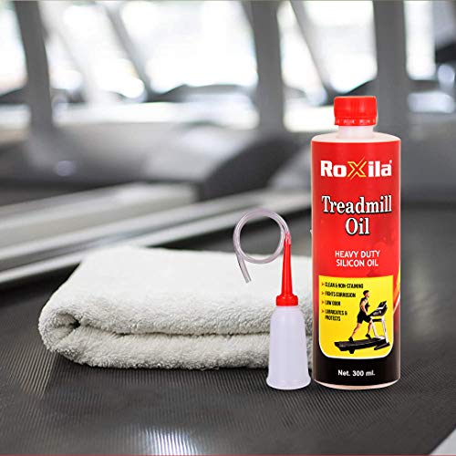 Roxila® High Viscosity Pure Silicone Treadmill Lubricant Oil for Belt with Oil Dispenser (300 ml) - Image 4