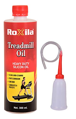 Roxila® High Viscosity Pure Silicone Treadmill Lubricant Oil for Belt with Oil Dispenser (300 ml) - Image 1