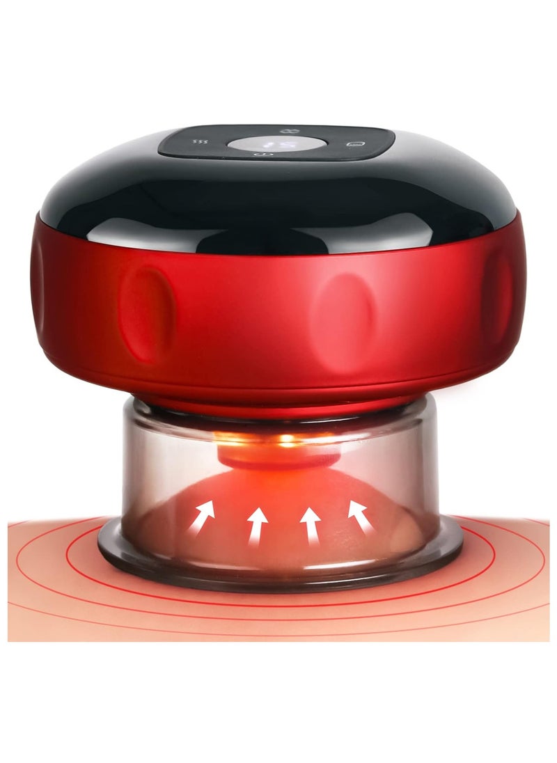 TIGER Smart Dynamic Cupping Therapy Set || 4--in-1 Cellulite Massager, Gua Sha Vacuum Therapy Tool with 12 Adjustable Heat & Suction Levels – Red Light Therapy, Fat Burner, Deep Tissue & Muscle Relief, Smart Recovery & Lymphatic Massage for Home or Spa Use  - Image 1