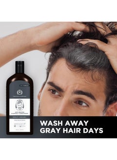 The Man Company Anti-Graying 2-In-1 Shampoo & Conditioner For Men | Enriched With Shikakai & Bhringraj | Delays Grays | Boosts Confidence | Sls & Paraben Free | All Hair Types - 200Ml  - Image 3