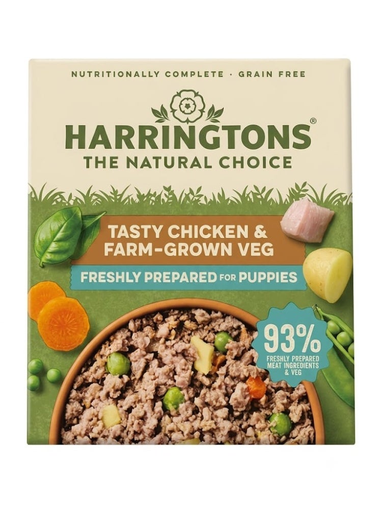 HARRINGTONS طعام رطب للجراء من هارينجتون بالدجاج والبطاطس 380 جرام - Image 1