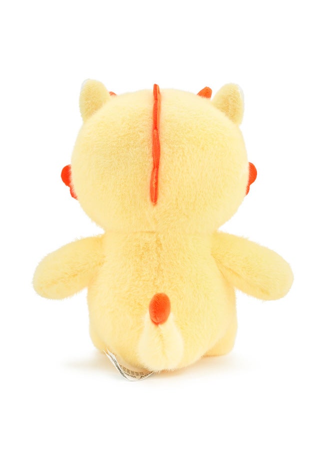 Narwhal Simulation Plush Doll Toy Celebrative Lucky Dragon Doll Gift Short Hair Animal Shaped PP Cotton Filled Children's Toy-Specifications:Yellow Dragon Is Spirit-Color:hug Baby High 30cm 270 Grams - Image 5