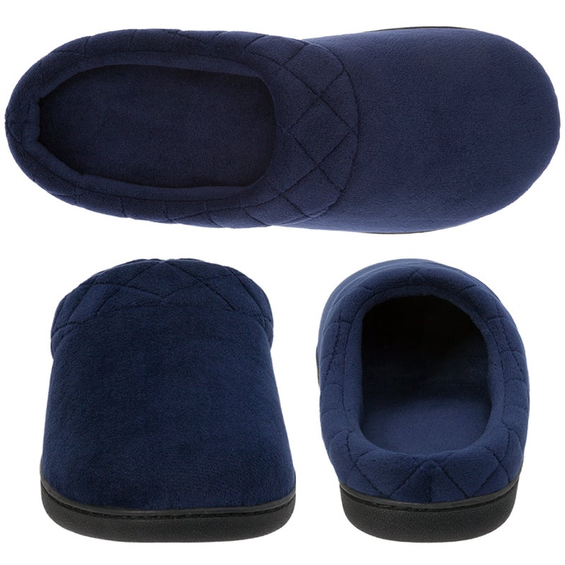 Dearfoams حذاء داخلي/خارجي من ديرفومز للنساء، كlog من ميكروفايبر فلوور، عرض واسع، بيكوت، كبير - Image 2