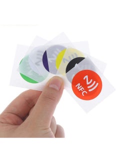 Rubik NFC 213 Tags, Anti Metal Self-adhesive Ntag213 Stickers for iPhone and Android Smartphones and NFC-Enabled Devices, Ntag 213 Support 13.56mhz RFID and NFC IC (Multicolor, 6 Tags)  - Image 5
