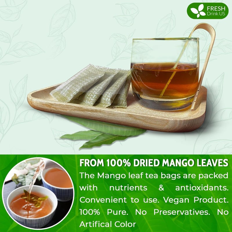 FRESHDRINKUS Premium Mango Leaf Tea Bags - Image 4