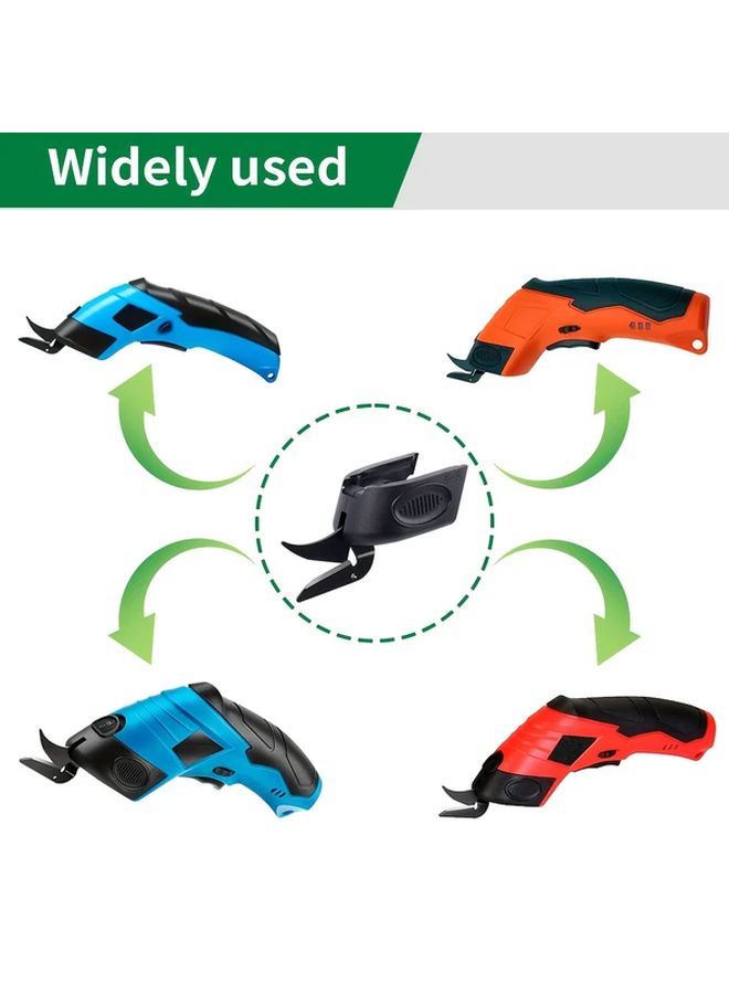 2 Pack Metal Electric Scissors Blades Cordless Power Tool Accessories for Fabric Cutting - Image 4
