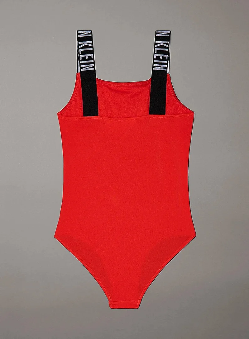 Calvin Klein Jeans Flaming Chili Girls Swimsuit - Intense Power for Women | Best Price UAE